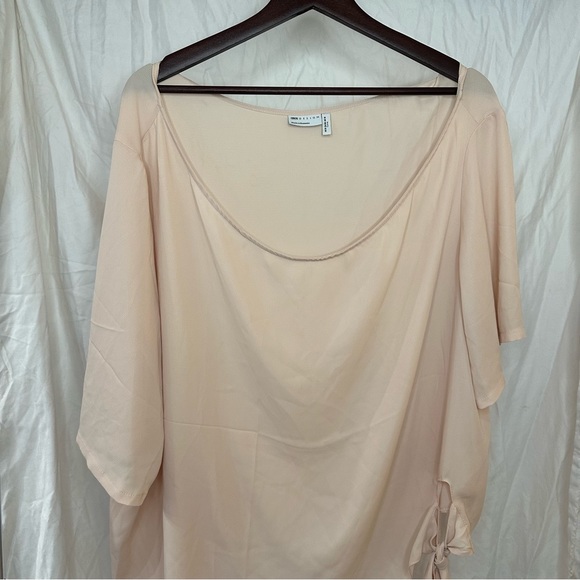 Asos Desgin Curve Side Tie Blouse Shirt Plus Size - Picture 3 of 4